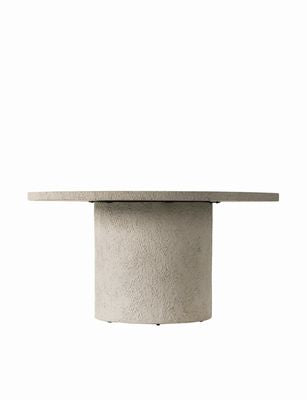 Charlize Round Dining Table, Concrete, 60"Round x 30"H