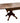 American Mahogany Drop-Leaf Table w/ Paw Feet on Casters