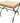 Vintage Classical Metal Bench, H. 19.25 in. x W. 22 in. x D. 17 in.