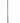 Wood cane w/ horse head handle and brass tip, 36.5"