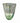 Green Recycled Art Glass Vase 13x9"