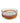 Toldedo Glass Apricot and Rasberry Swirl  Bowl 3"h x 8"dia