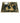 Asian Themed Gold/Black Wood Tray 16"W x 21"L