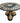 Italian Neoclassical Style Pietra Dura Center Dining Table w/Gilt Wood Base