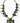 Vintage American Indian Sterling Silver Squash Blossom Necklace