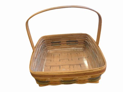 Longaberger Pie Basket w Liner SQ 12"