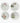 Set of 4 Royal Patrician (England) bone china floral plates, 7.75" diam.
