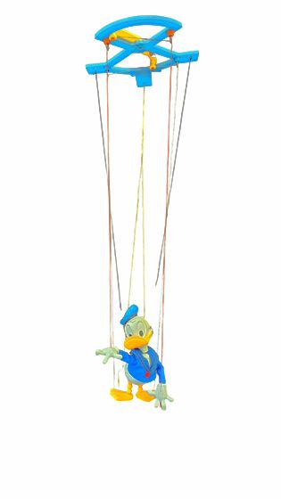 Vintage Donald Duck Marionette 11 figure"