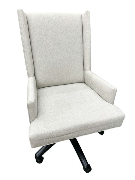 Bassett Upholstered Office Chair (Tan, 25x26x41")