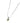 Tiny diamond pendant on 15" 14K gold chain