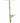 Pottery Barn birch floor lamp w/ round shelf & USB charger, 60.5" h