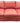 Vintage Stanton Cooper 84 in. Salmon Silk Upholstered Sofa