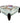 Contemporary Square Glass Top Two Tier Coffee Table with/Ebonized Feet, H. 16 in