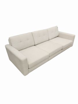 Block Nomad Sofa, Clay, 85"W x 34"D x 33"H