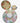 1 6-piece Franciscan Dessert Rose Patterned Place setting