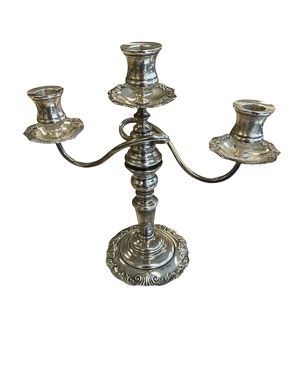 Sterling Silver Candelabra 11"x11"x5"