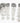 8 Cut Crystal Stemmed Champagne Glasses 8.5"h