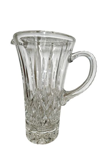 Chrystal Handled Pitcher 10"h x 6"Dia