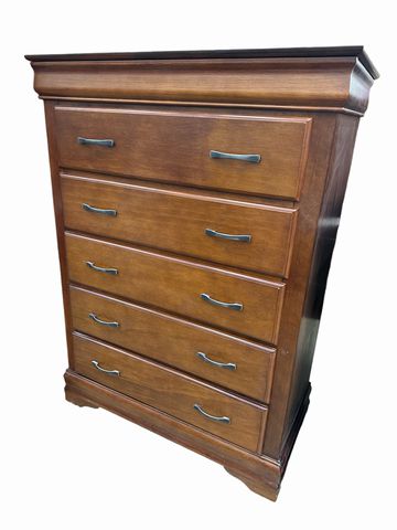 Tall 5-drawer chest of drawers, 39x19.75x53.5