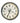 London Bridge Station battery-operated wall clock, 13.5" diam., 3" d