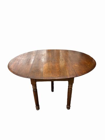 Antique drop leaf table, 45x24-46x27H