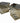 Pair Contemporary Silvered & Black Glass Topped Side Tables, H. 21 in.