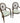 Pair Vintage Ethan Allen Spider-Back Armchairs, H. 41 in. x W. 25.5 in.
