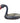 Vintage Decoy Decor Black Swan, 12"h x 22"w
