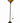 Vintage Floor Lamp w Stained Glass Shade 65"