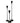 3 pc Set Pottery Barn Brutalist  Candleholders 24 to 12"