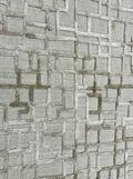CONTEMPORARY Geometrical Wool Rug, 117 in. x 92.25 in.