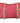 Red boudoir pillow w/ green/red tassels, 12.75" x 19.75"