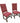 (8) Early 18th century & Later Flemish Walnut Side Chairs