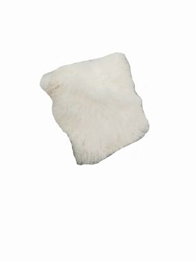 24"  Genuine Tibetan Lamb Fur Pillow