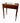 Traditional Style Mahogany Side Table, H. 31 in. x W. 26.25 in. x D.17