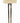 Chrome & Black Base Floor Lamp, H. 56.5 in. x W. 18 in. x D. 9 in.