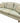 Ethan Allen Rolled Arm Three Cushion Sofa, H. 37 in. x W. 88.5 in. x D. 35.5 in