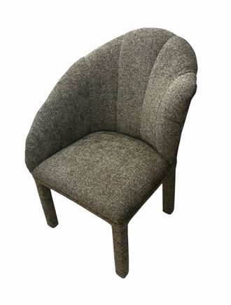 Modern black/gold occasional chair, 25" w x 26" d x 36" h