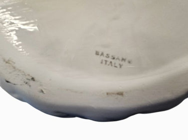 Italian Ceramic Swan Centerpiece 9"h x 13"w x 17"l
