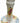 Vintage RS Prussia handpainted porcelain hat pin holder, 5" h, 4.25" diam.