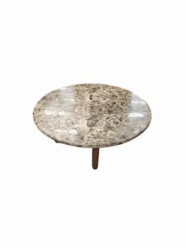 Eilo Marble Round Coffee Table,  37.4"Round x 15"H