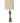 Traditional Cottage Style Table Lamp, Aqua Antiqued Finish 30h x 14"