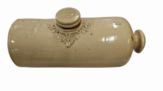 Antique Doulton Co, Lambethe Pottery Foot Warmer 12"L x 6"H