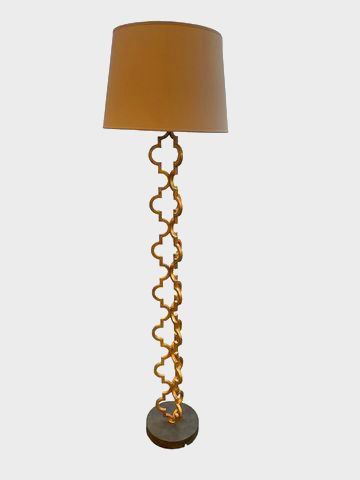 Kellogg Collection Mosaic 3-way floor lamp, 5"H