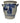 Vintage German Cobalt Blue Stoneware 6.5"Dx7.5"H