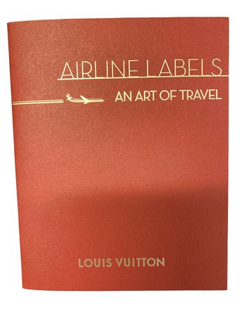 Boxed Louis Vuitton Set "The Art Of Travel Through Airline labels"-16 Cards2x6"