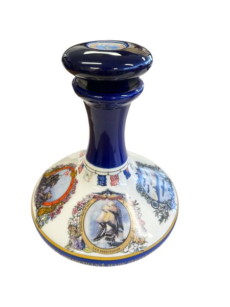 Pusser's Rum Navy+Marine Corps Decanter, 9"h