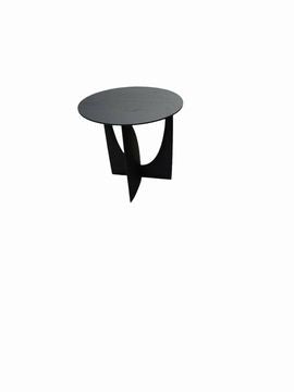 Suma Side Table, Black Oak