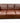 Cordovan leather sofa, 84x36x34H
