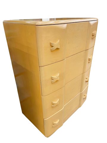 Heywood Wakefield 4-drawer Rio dresser, 44.5H. 32W. 19.5D